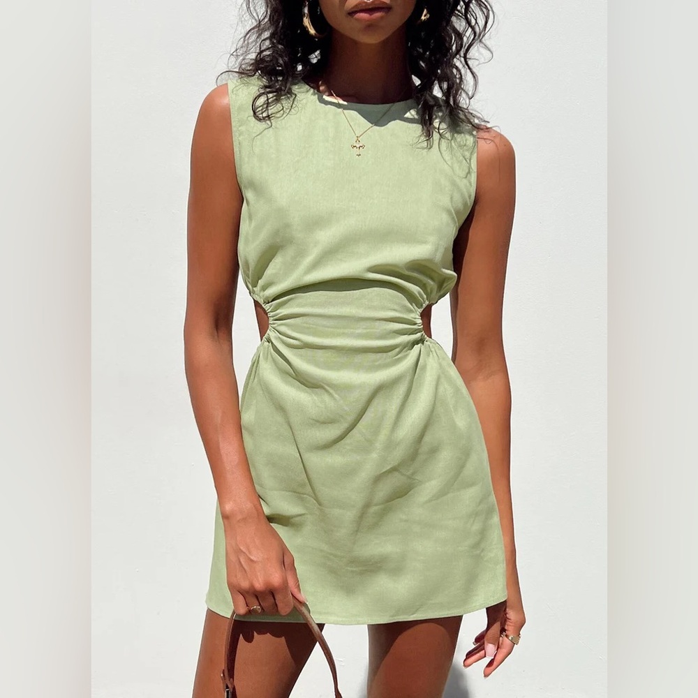 Princess Polly Green Cutout Dress